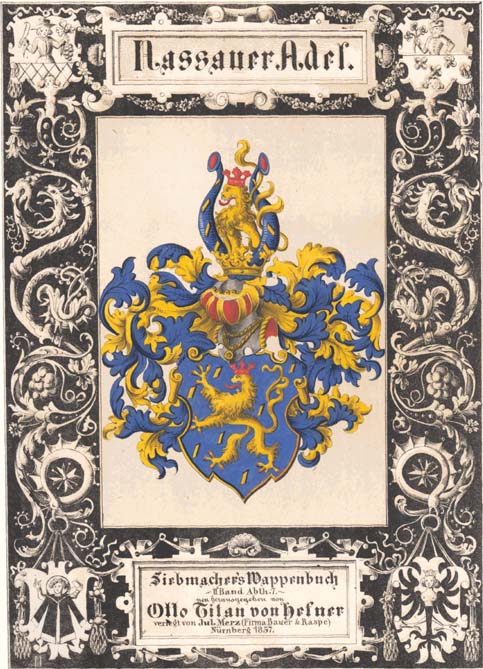 O. T. von Hefner, Die Wappenbuch des Nassauer Adels