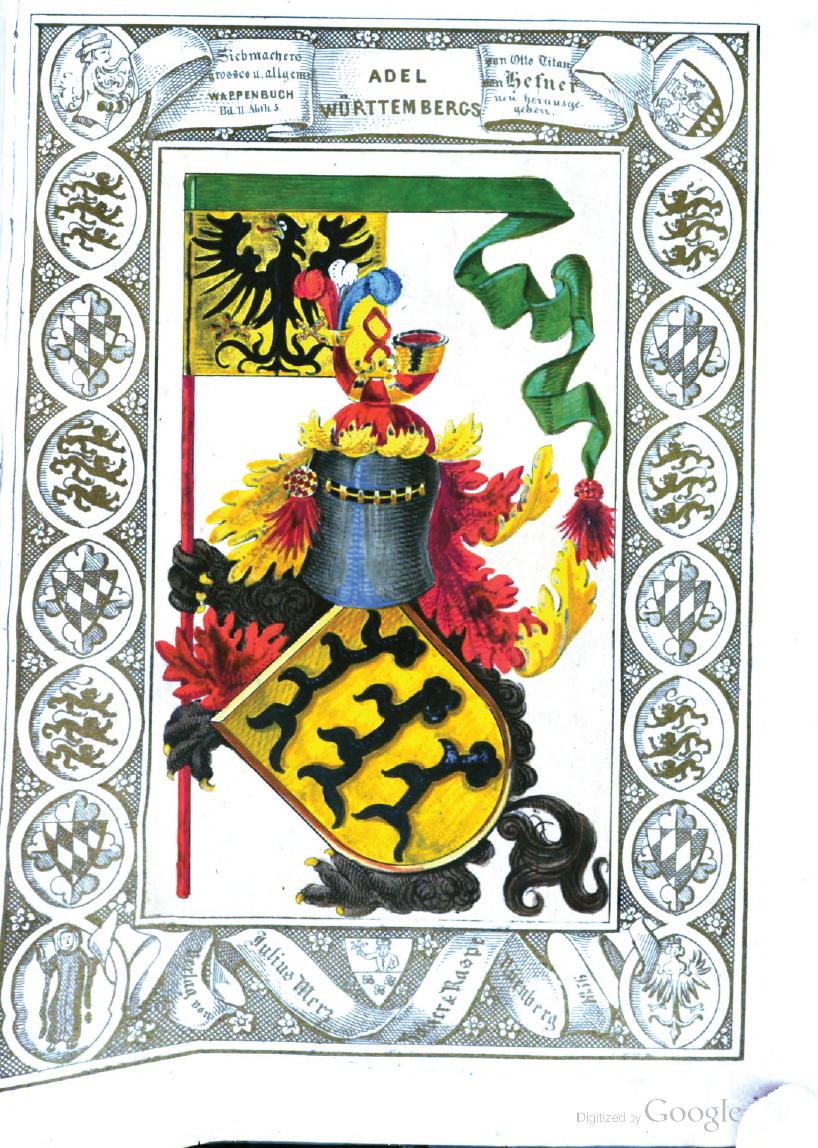 O. T. von Hefner, Der Adel des Königreichs Württemberg