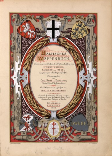 C. A. Klingspor, Baltisches Wappenbuch