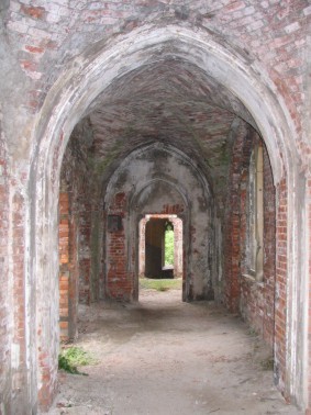 Dawny korytarz pałacowy
